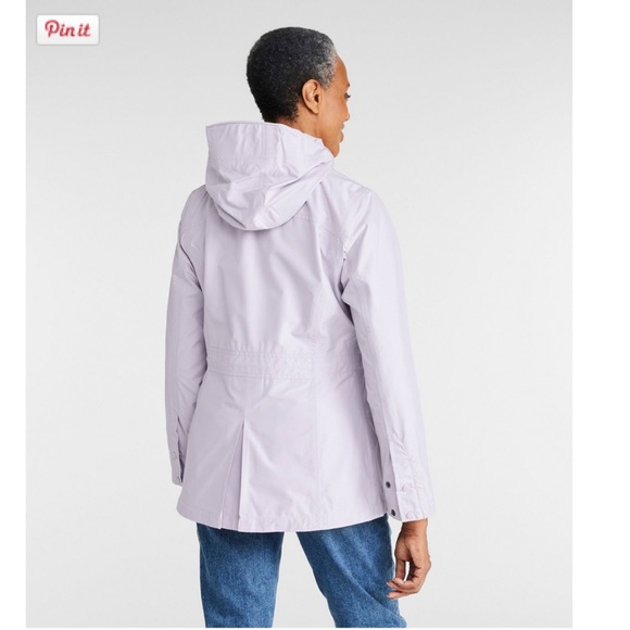LL Bean Women's H2OFF Rain Jacket, Mesh-Lined - Picture 2 of 7
